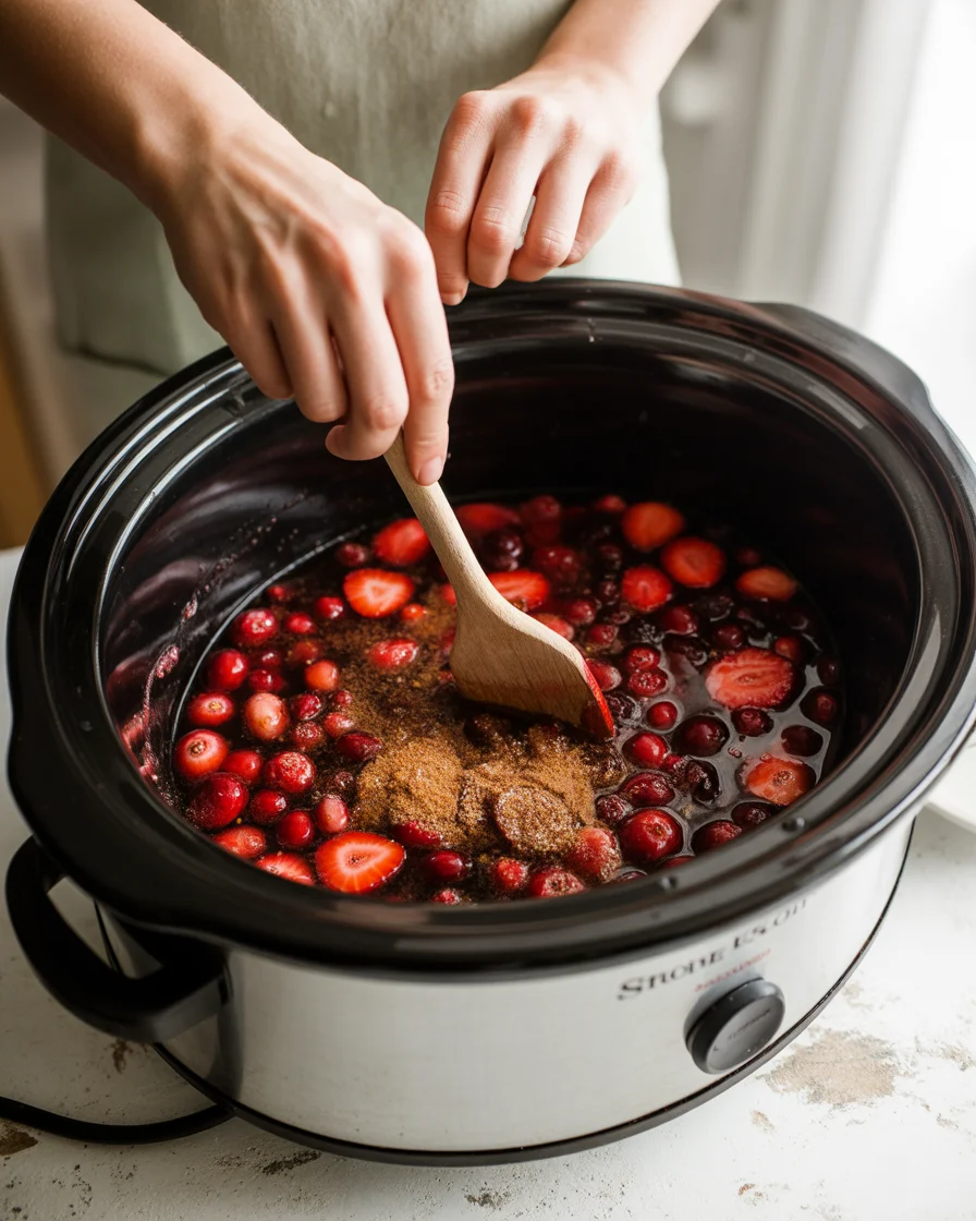 Slow Cooker Christmas Jam Recipe