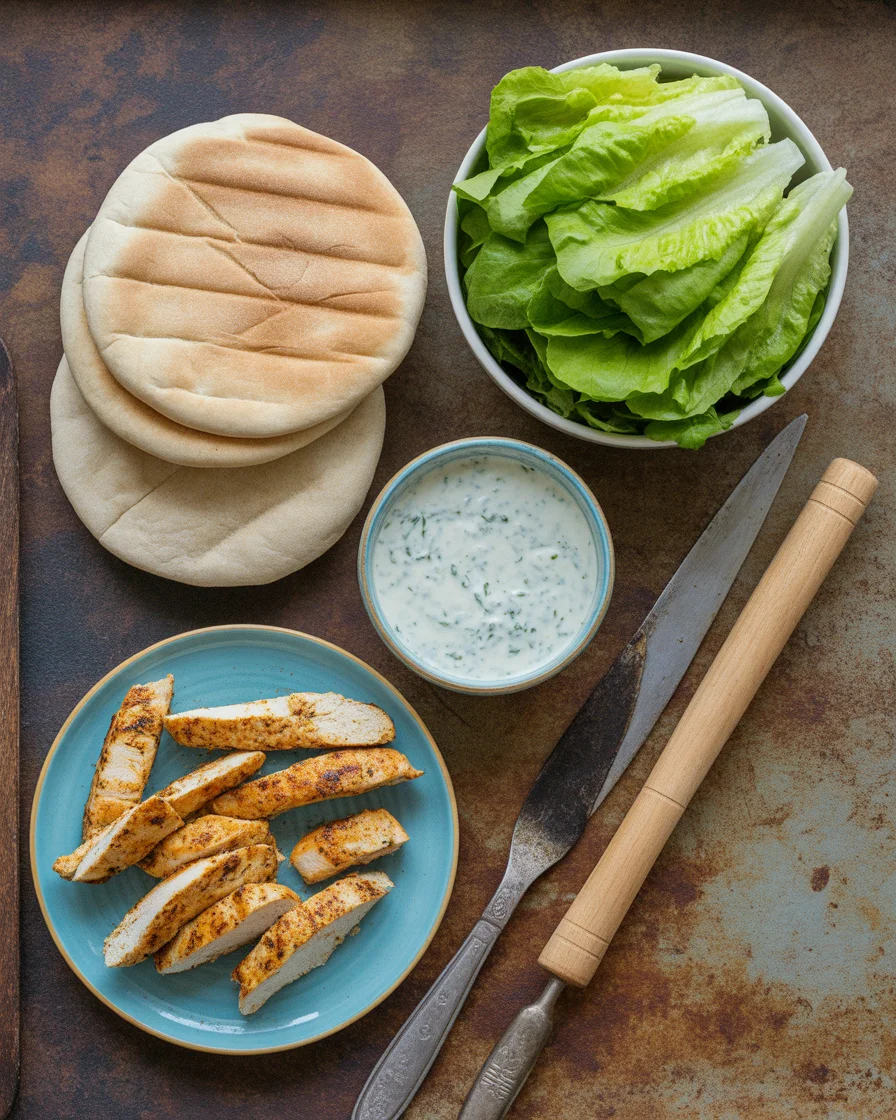Sizzling Sheet Pan Chicken Pitas with Herby Ranch Goodness