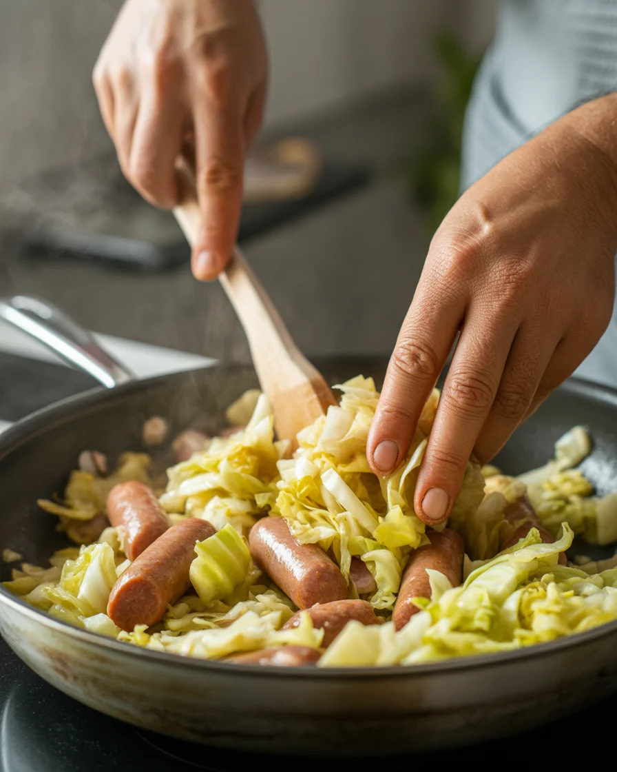 Quick and Tasty Sausage and Cabbage Stir Fry (30-Minutes)