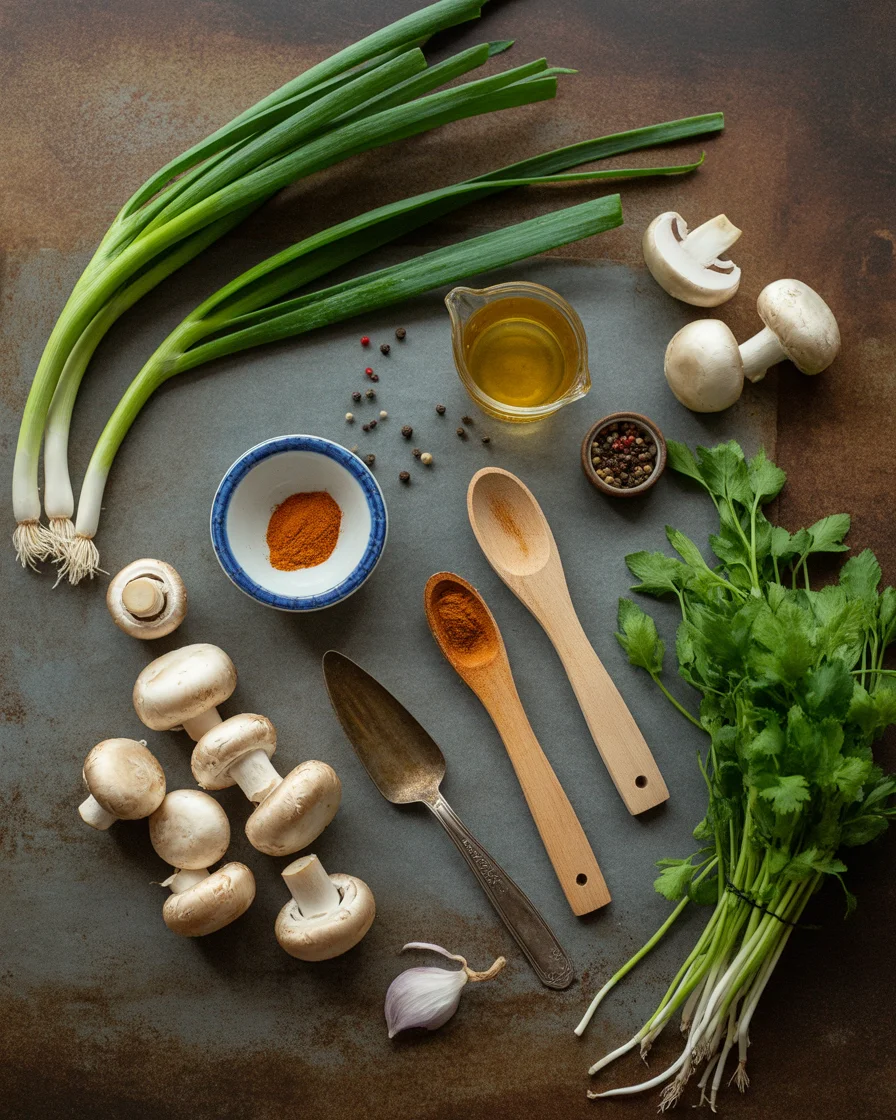 Deliciously Creamy Keto Garlic Mushroom Chicken Casserole!