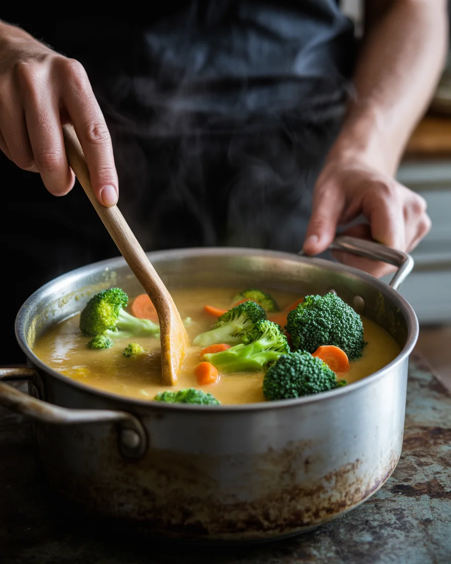 Instant Pot Broccoli Cheddar Soup