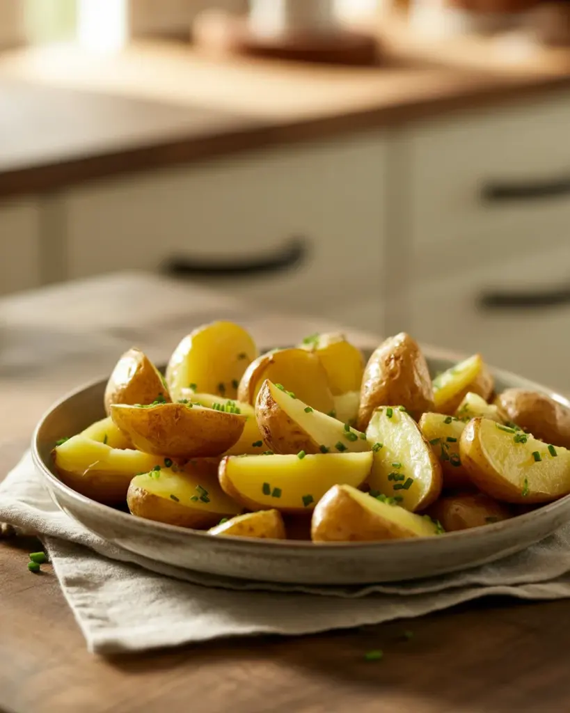 Delicious Air Fryer Baked Garlic Parmesan Potatoes