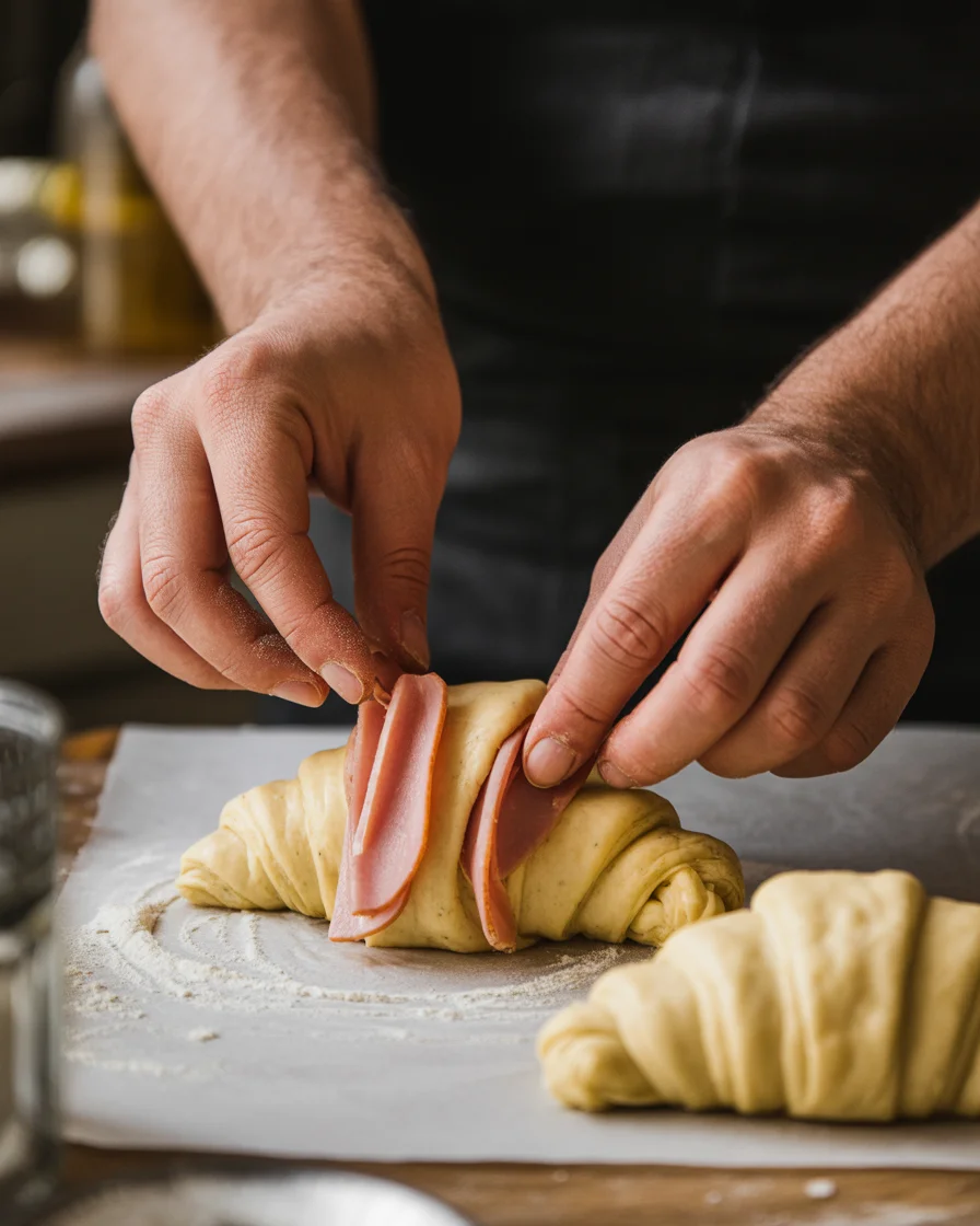 Deliciously Easy Air Fryer Ham Cheese Croissants Recipe