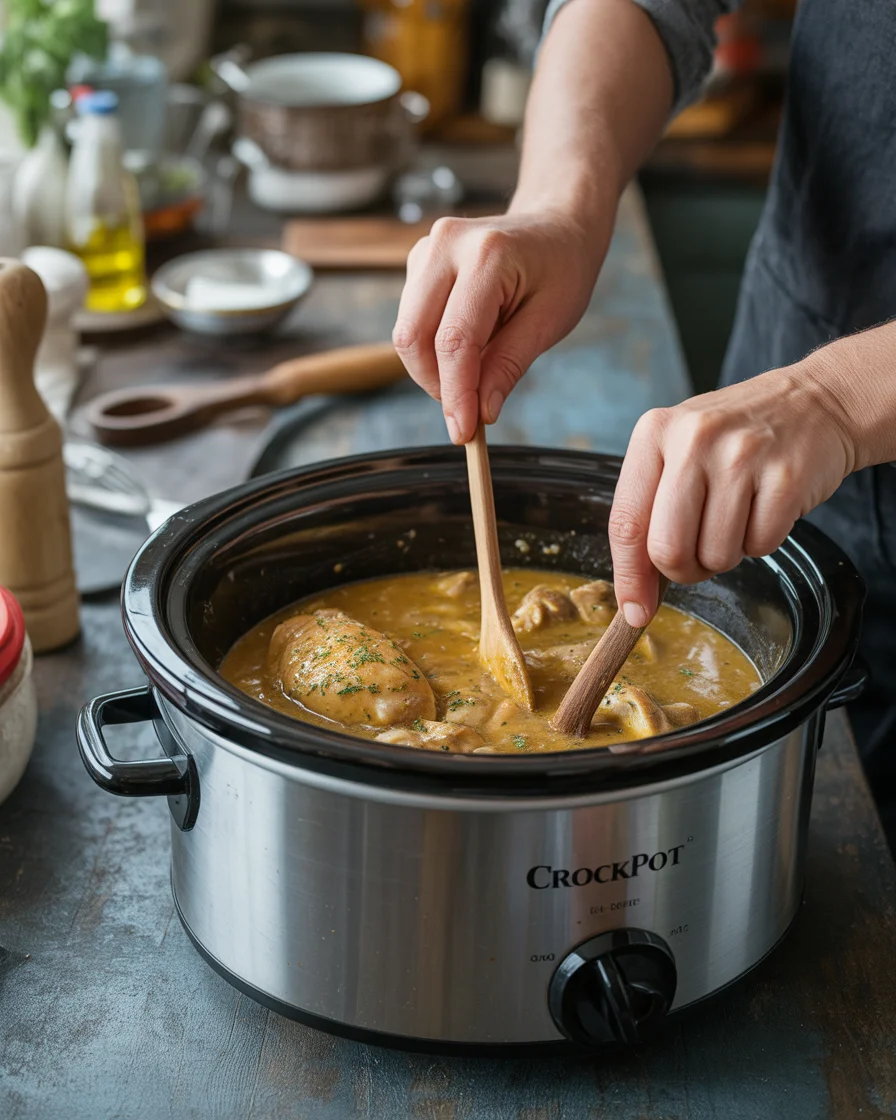 Crockpot Chicken and Gravy