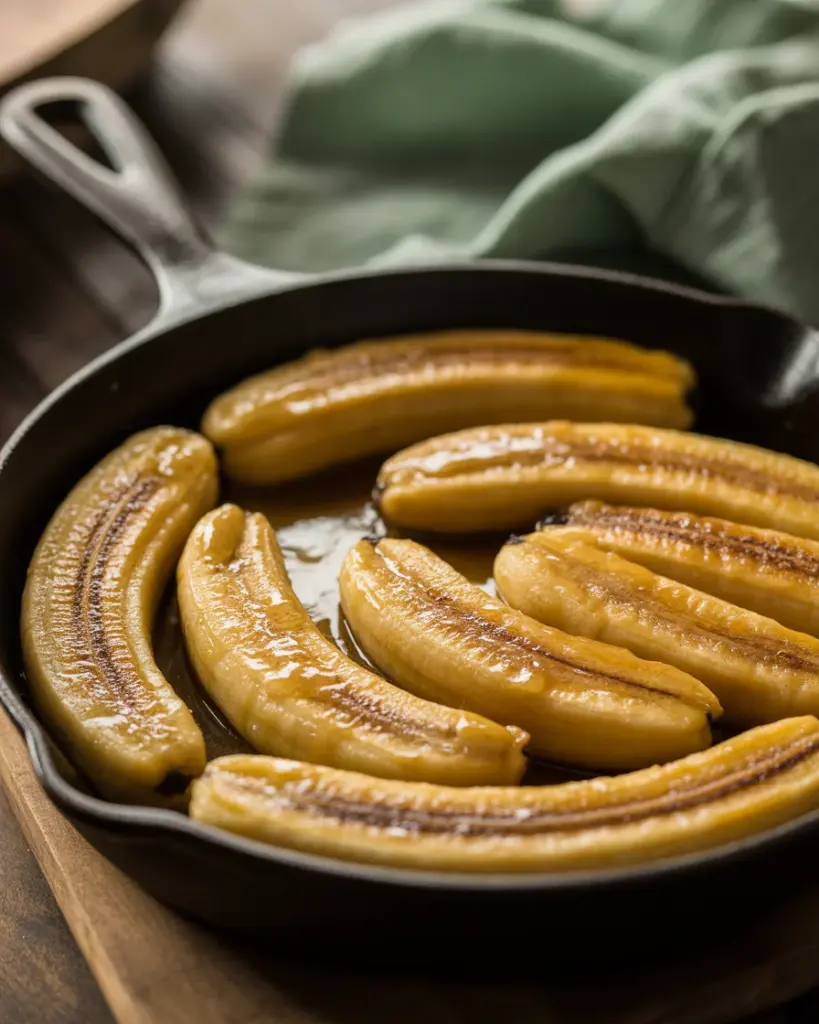 Deliciously Easy Pan-Fried Cinnamon Bananas Recipe
