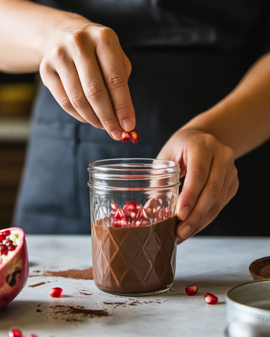 Chocolate Pomegranate Dessert