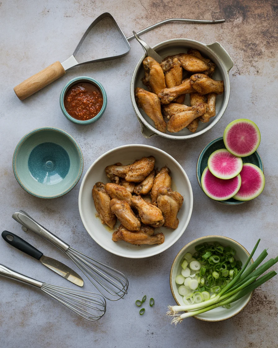 Spicy Korean Fried Chicken Air Fryer