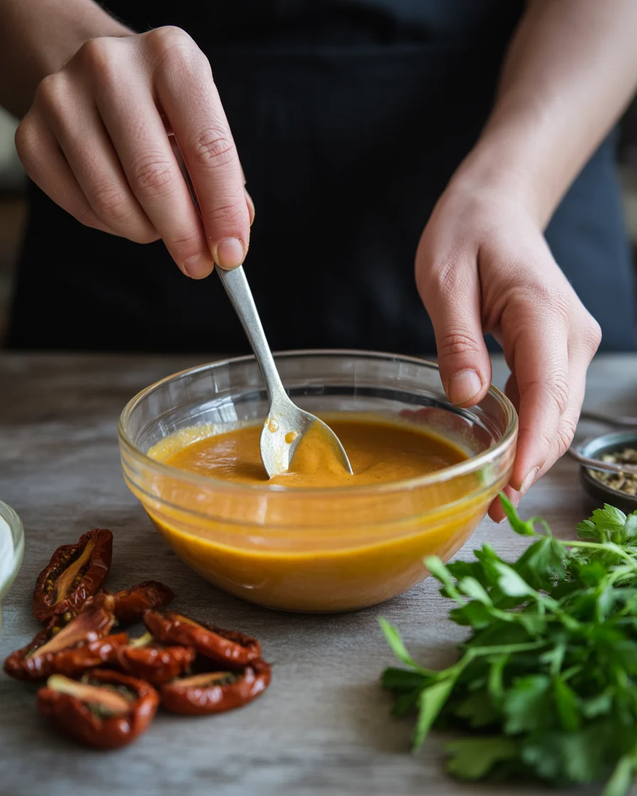 Creamy Sun-Dried Tomato Vegan Pasta