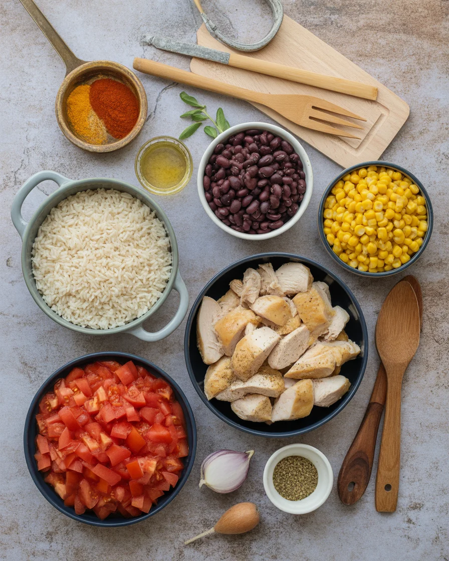 Instant Pot Weeknight Chicken and Rice Burrito Bowls