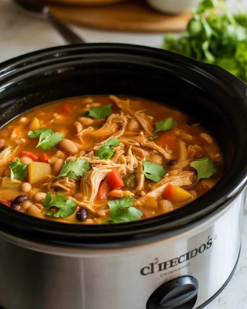 Hearty Crockpot Chicken Tortilla Soup Recipe
