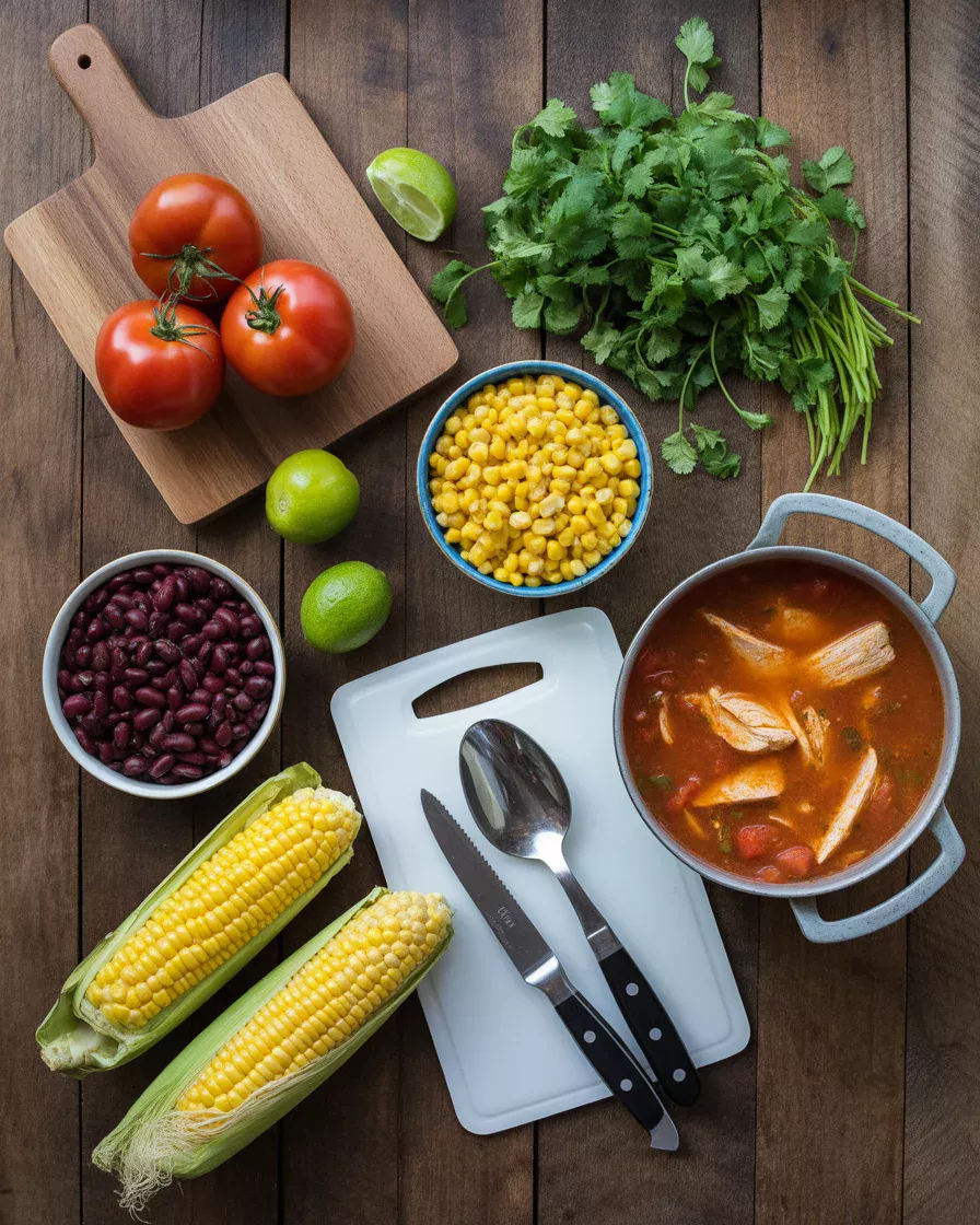 Hearty Crockpot Chicken Tortilla Soup Recipe