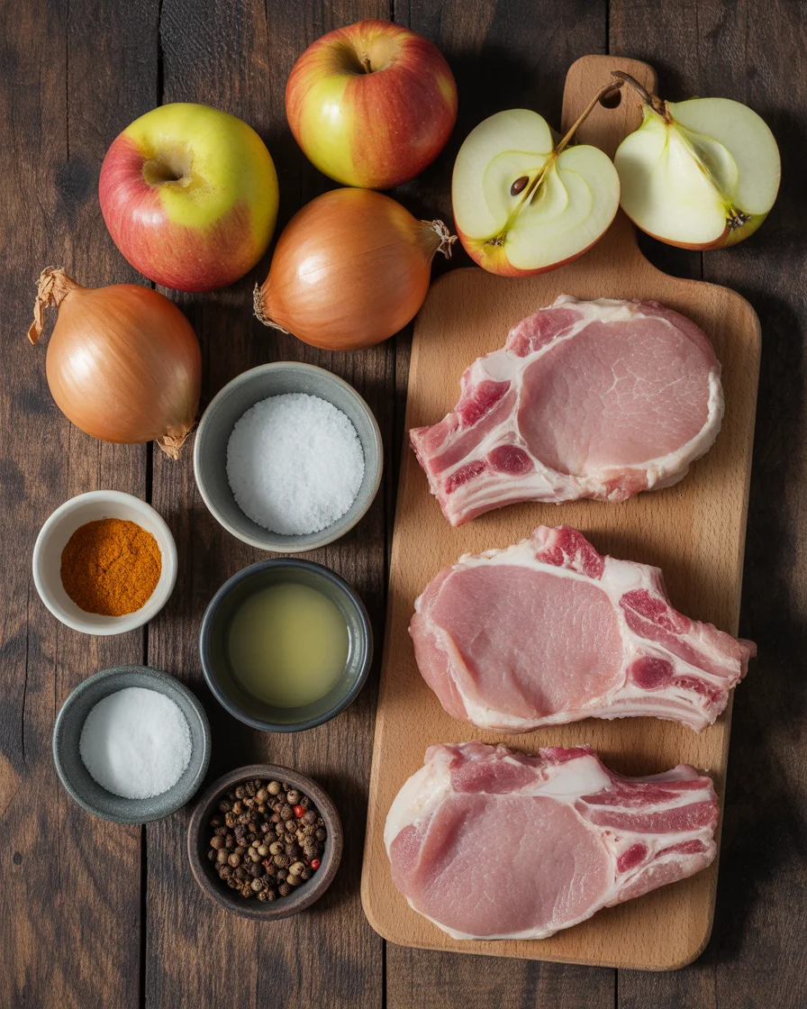 Crock Pot Apple Pork Chops