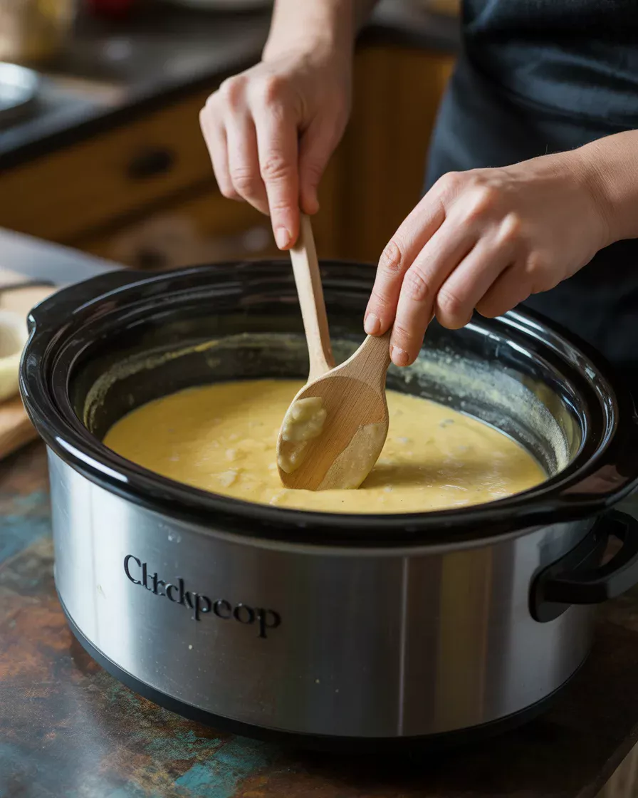 Slow Cooker White Christmas Hot Chocolate