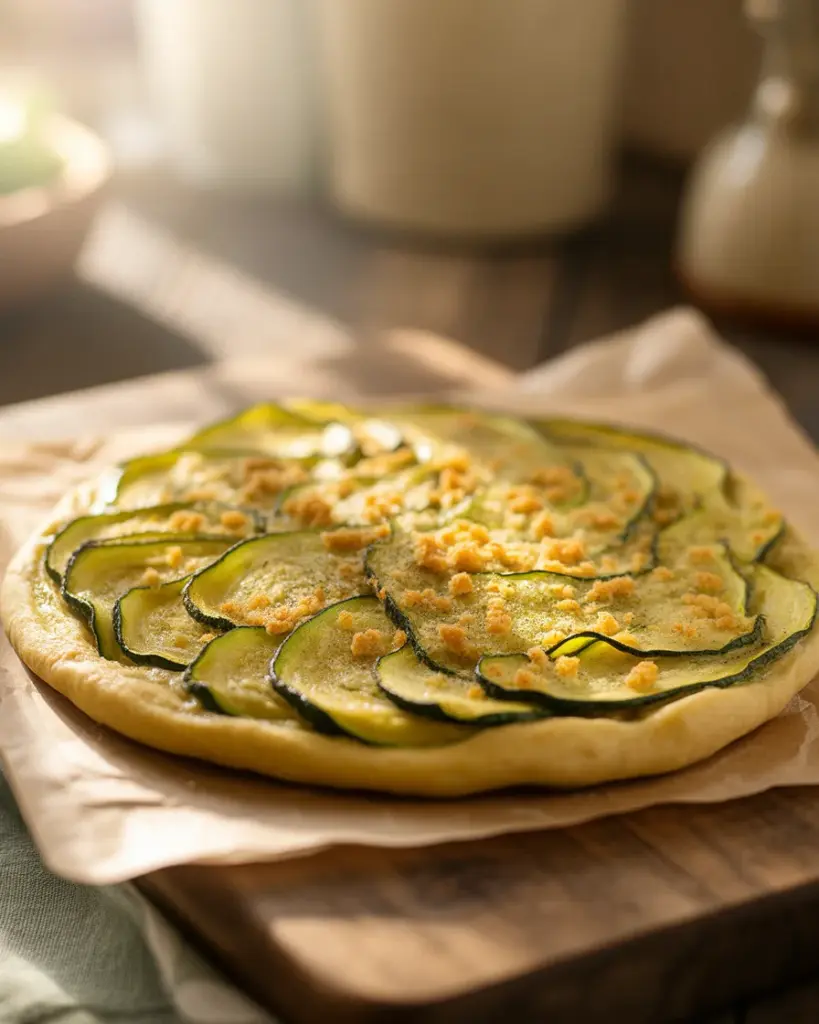 Only 2 Ingredients zucchini pizza