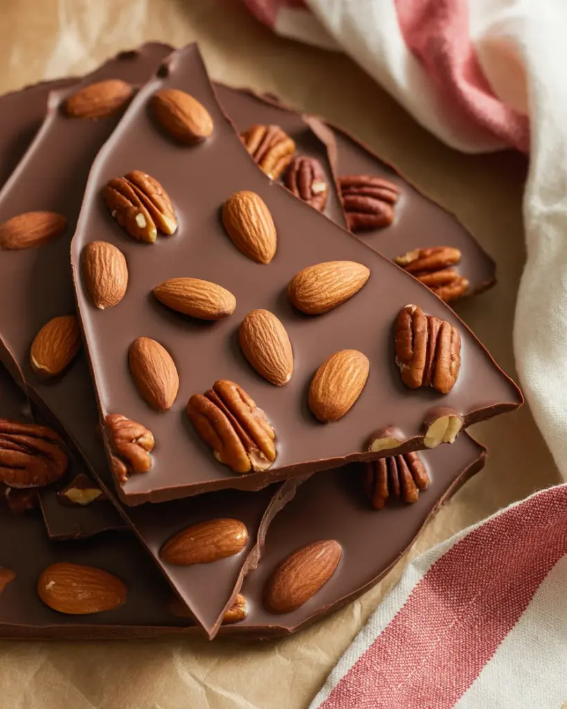 Keto Chocolate Almond Bark