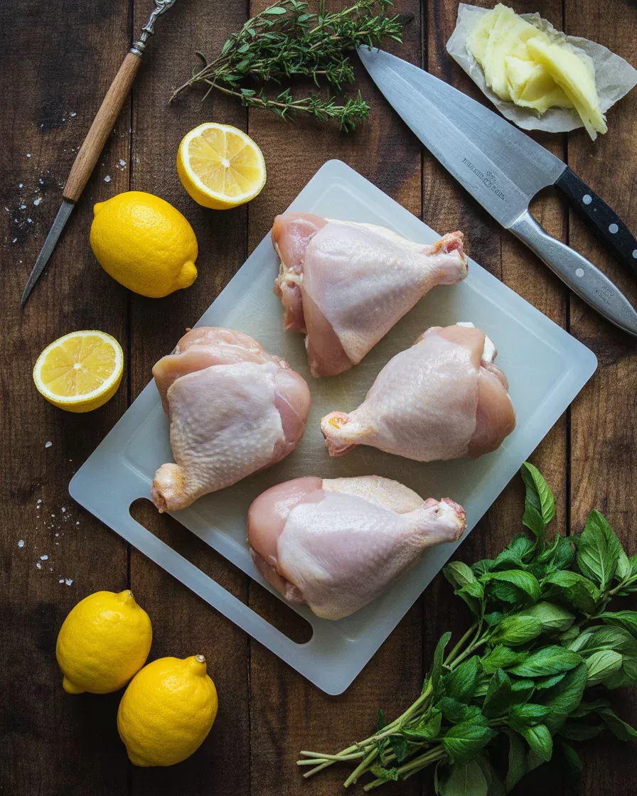 air fryer lemon butter chicken