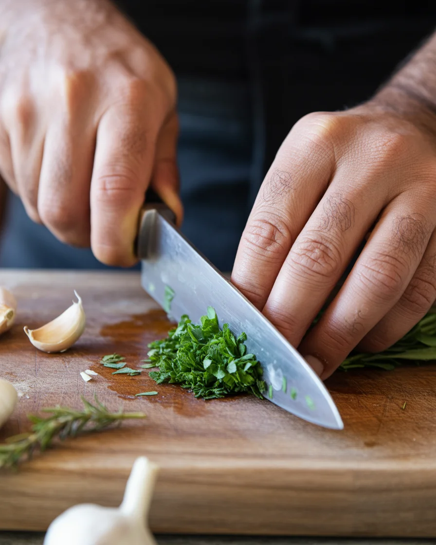 GARLIC BUTTER STEAK BITES: