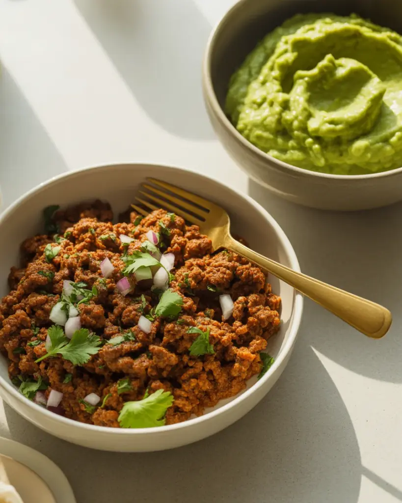 Keto Beef & Avocado Bowls