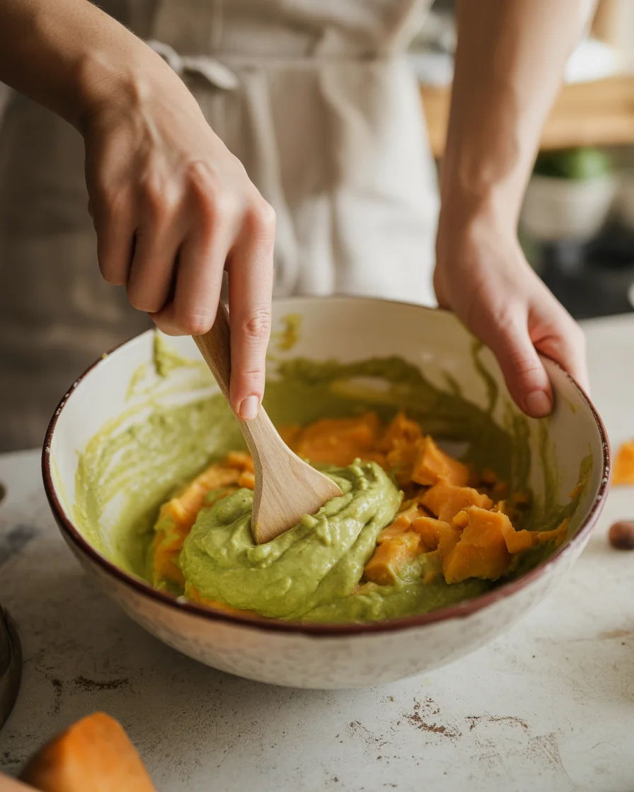 Delicious Avocado Coconut & Sweet Potato Brownies