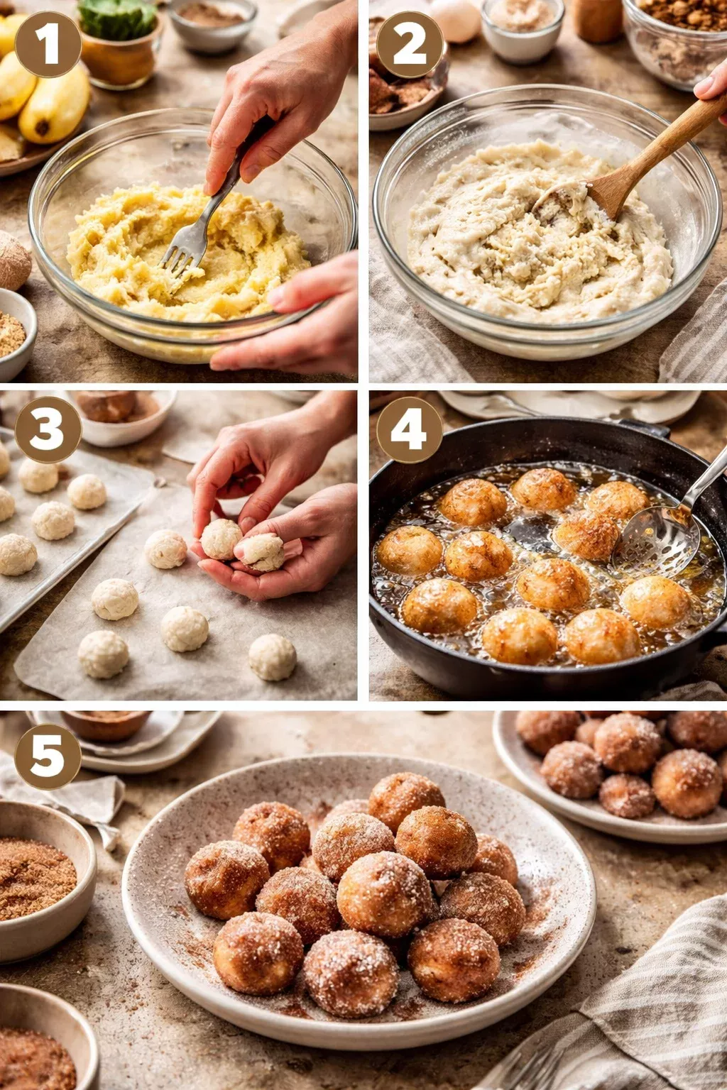 2-Ingredient Banana Donut Holes