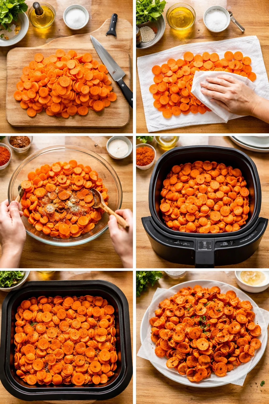 Air Fryer Carrot Chips