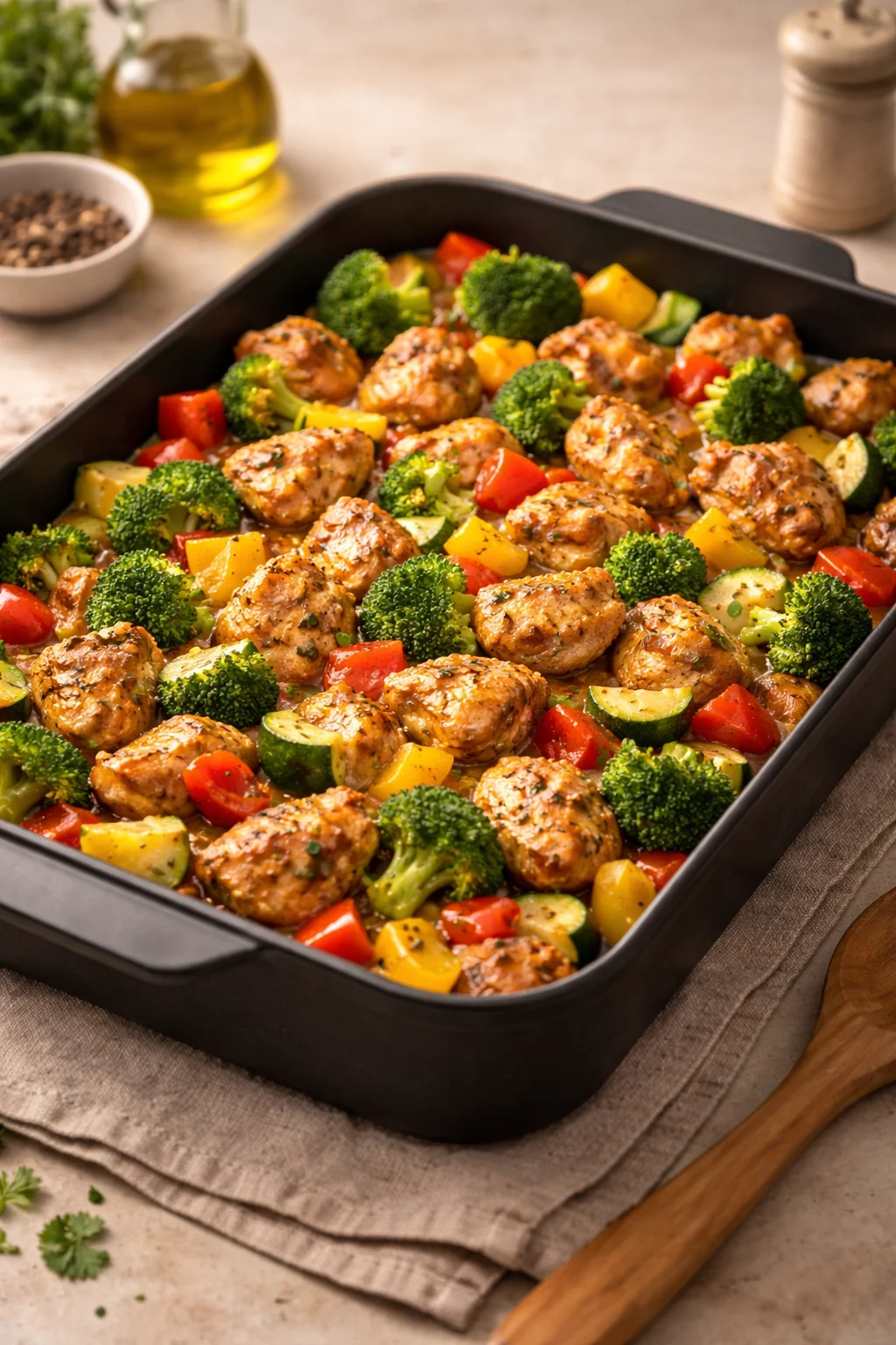 Air Fryer Chicken Recipe with Vegetable