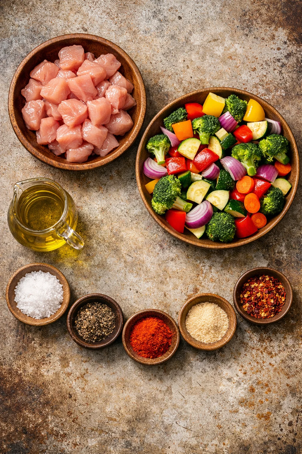 Air Fryer Chicken Recipe with Vegetable