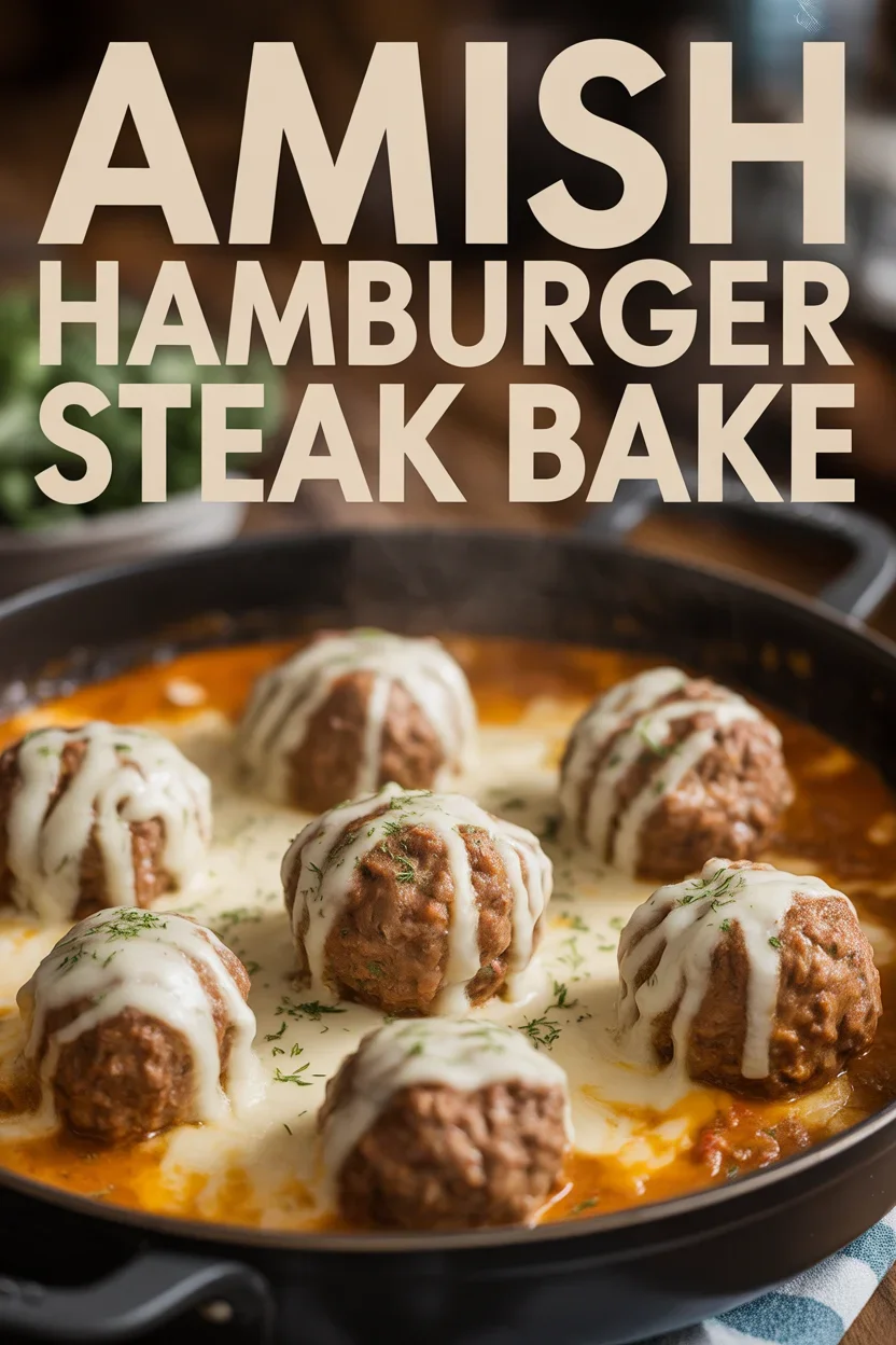 Amish Hamburger Steak Bake