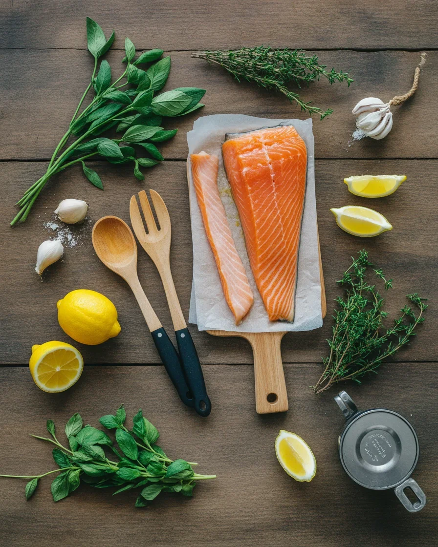 Baked Keto Salmon with Creamy Dill Sauce