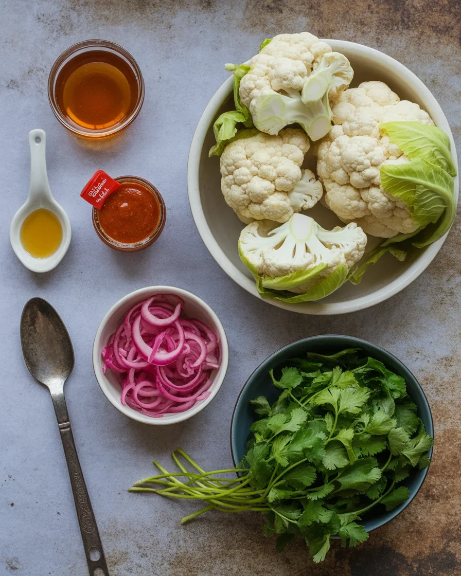 Crispy Air Fryer Cauliflower Wings with Honey Sriracha Bliss