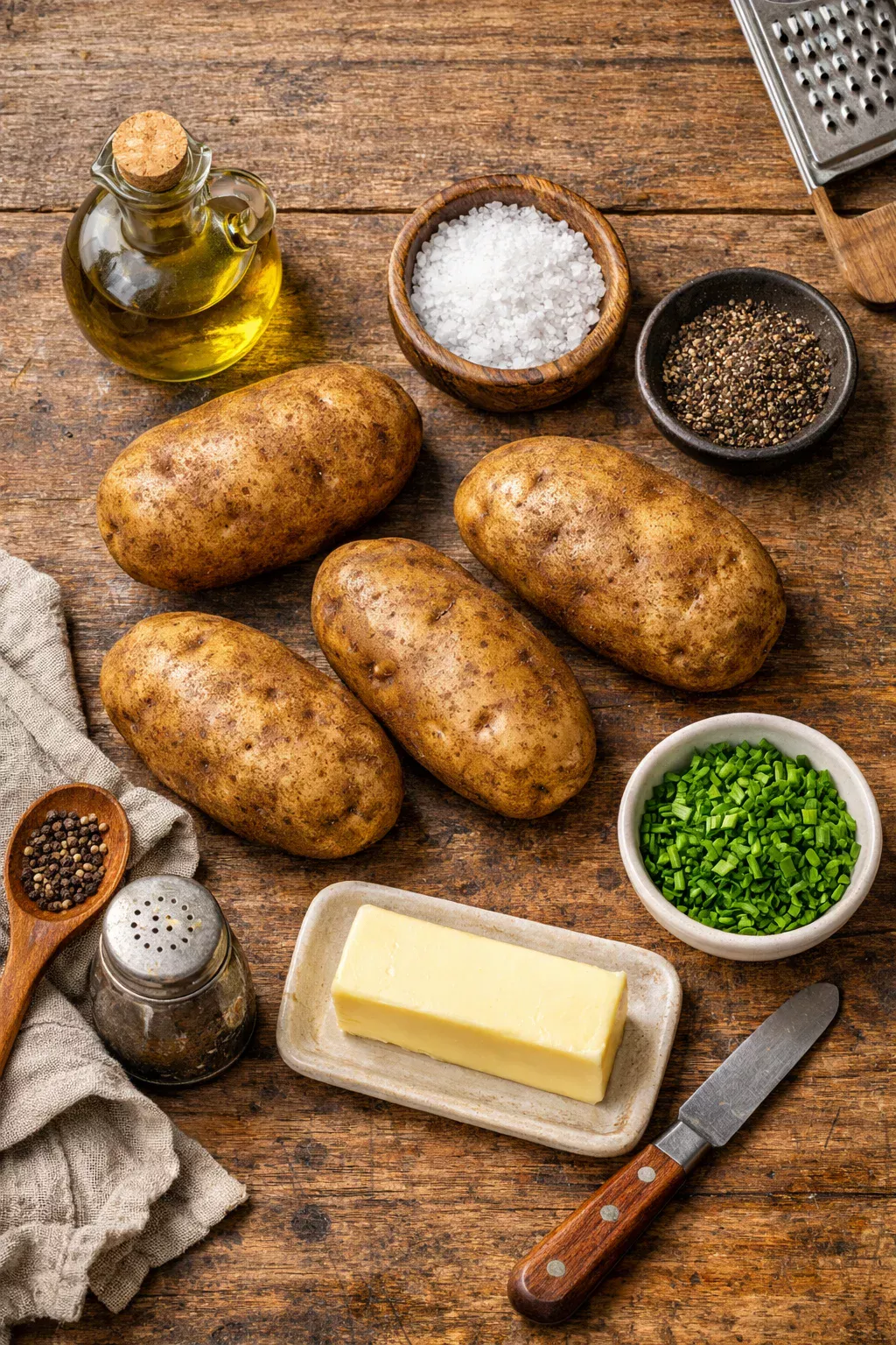 Crispy and Tender Baked Potatoes