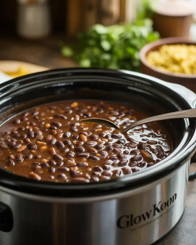 Deliciously Easy Slow Cooker Black Bean Soup Recipe