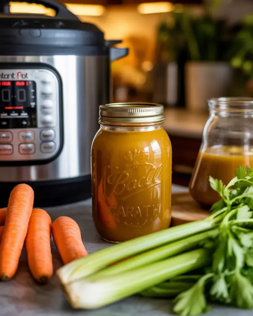 Easy Chicken or Beef Bone Broth in the Instant Pot Recipe