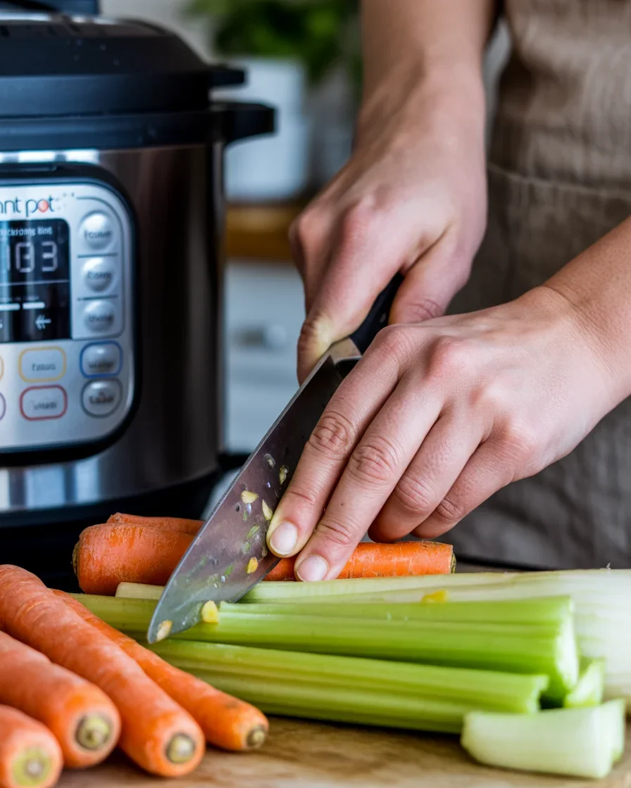 Easy Chicken or Beef Bone Broth in the Instant Pot Recipe