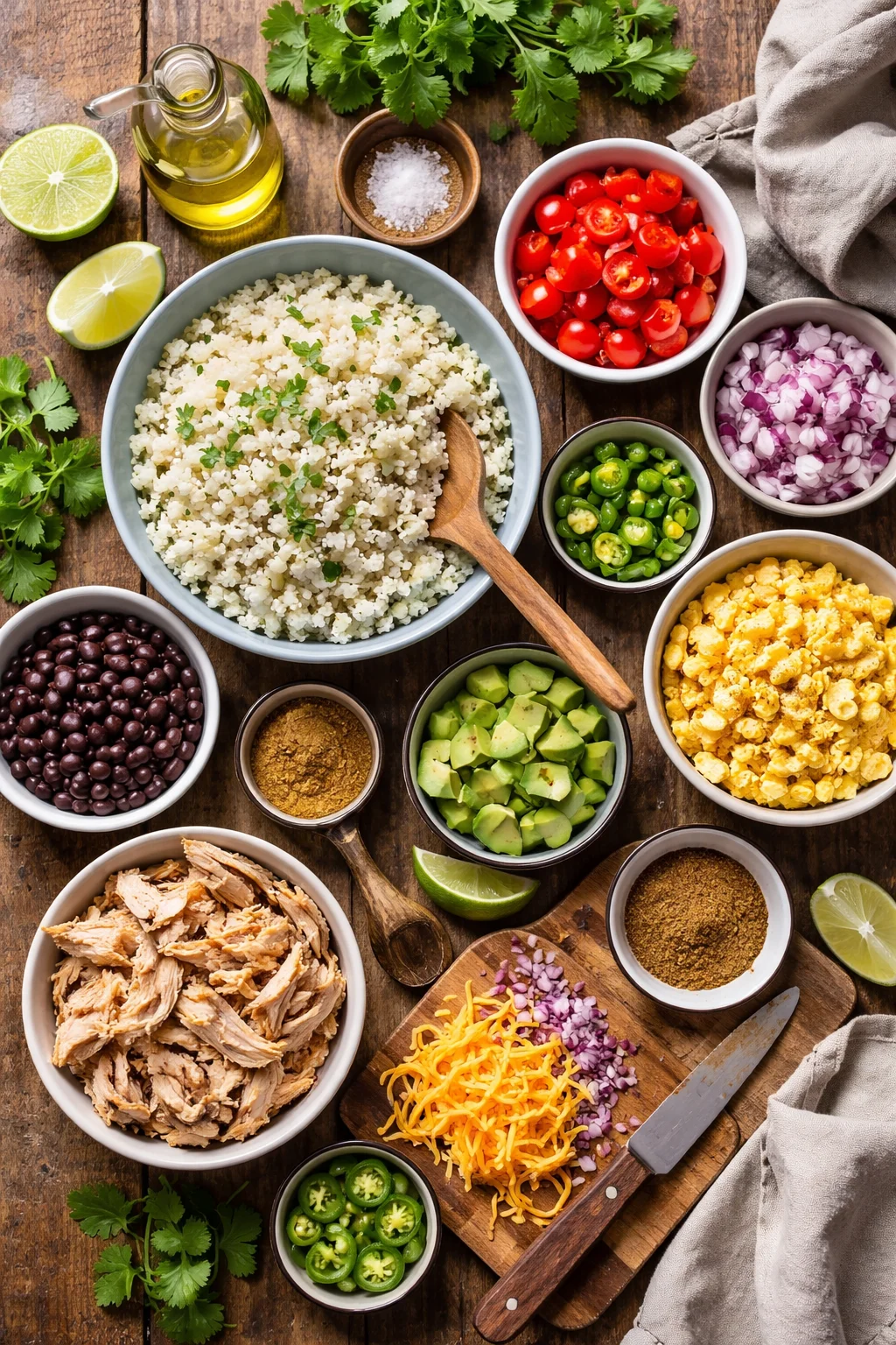 Easy Low Carb Burrito Bowl
