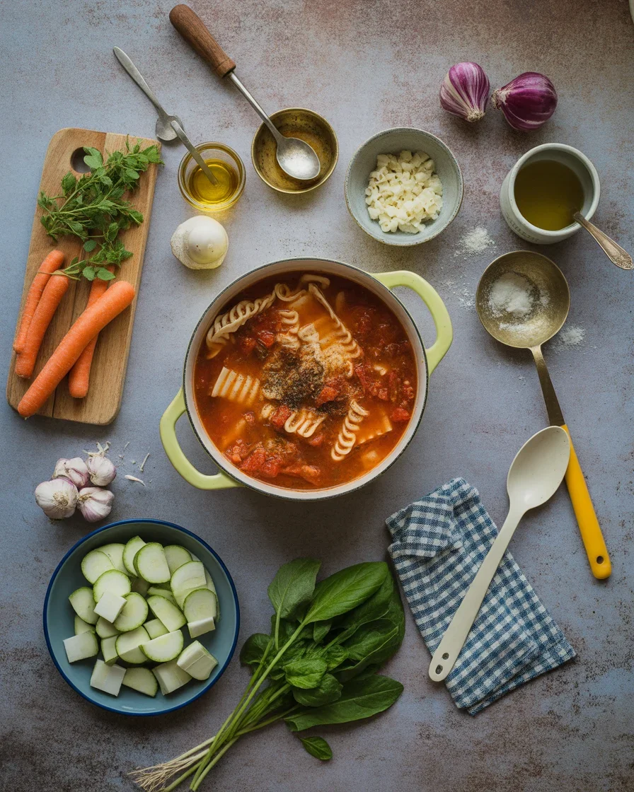 Gluten Free Lasagna Soup (Dairy Free)
