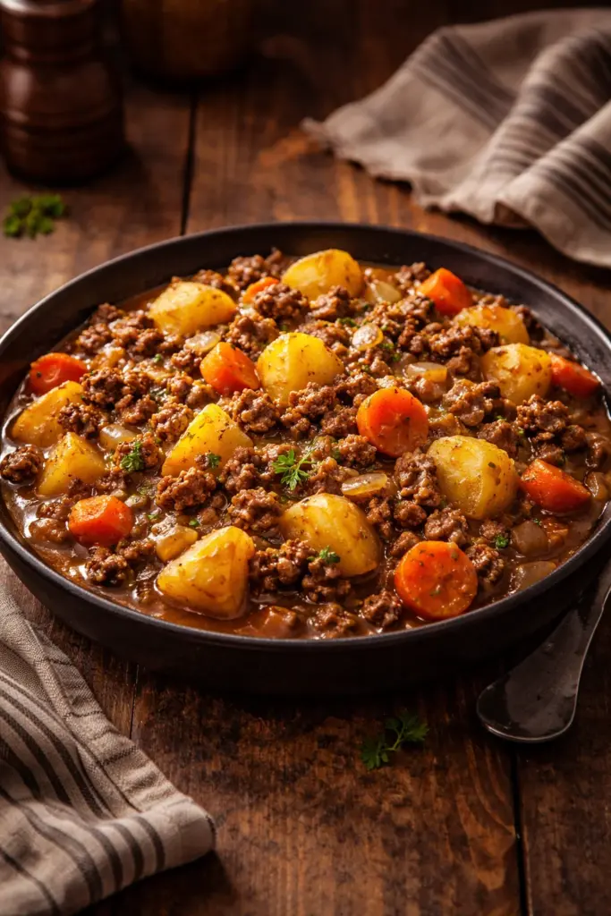 Hobo Casserole Ground Beef Recipe