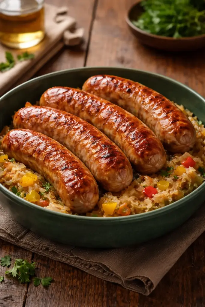 Instant Pot Brats With Beer
