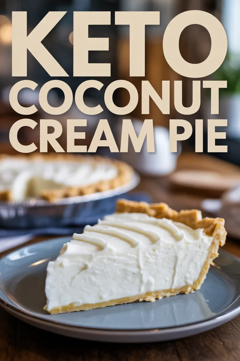 Keto Coconut Cream Pie