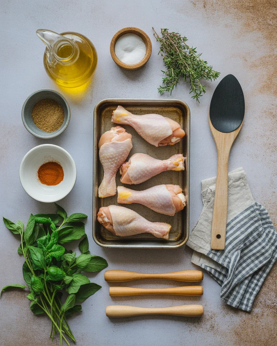 Lazy Baked Chicken Drumsticks