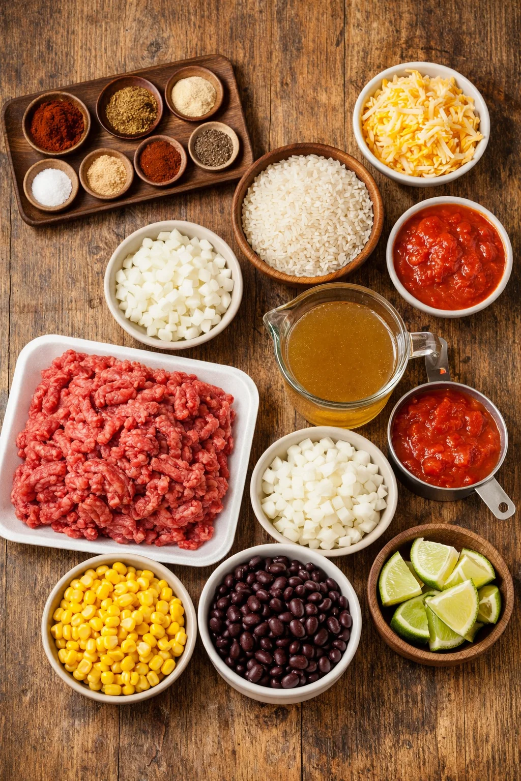 one pan Taco Rice recipe