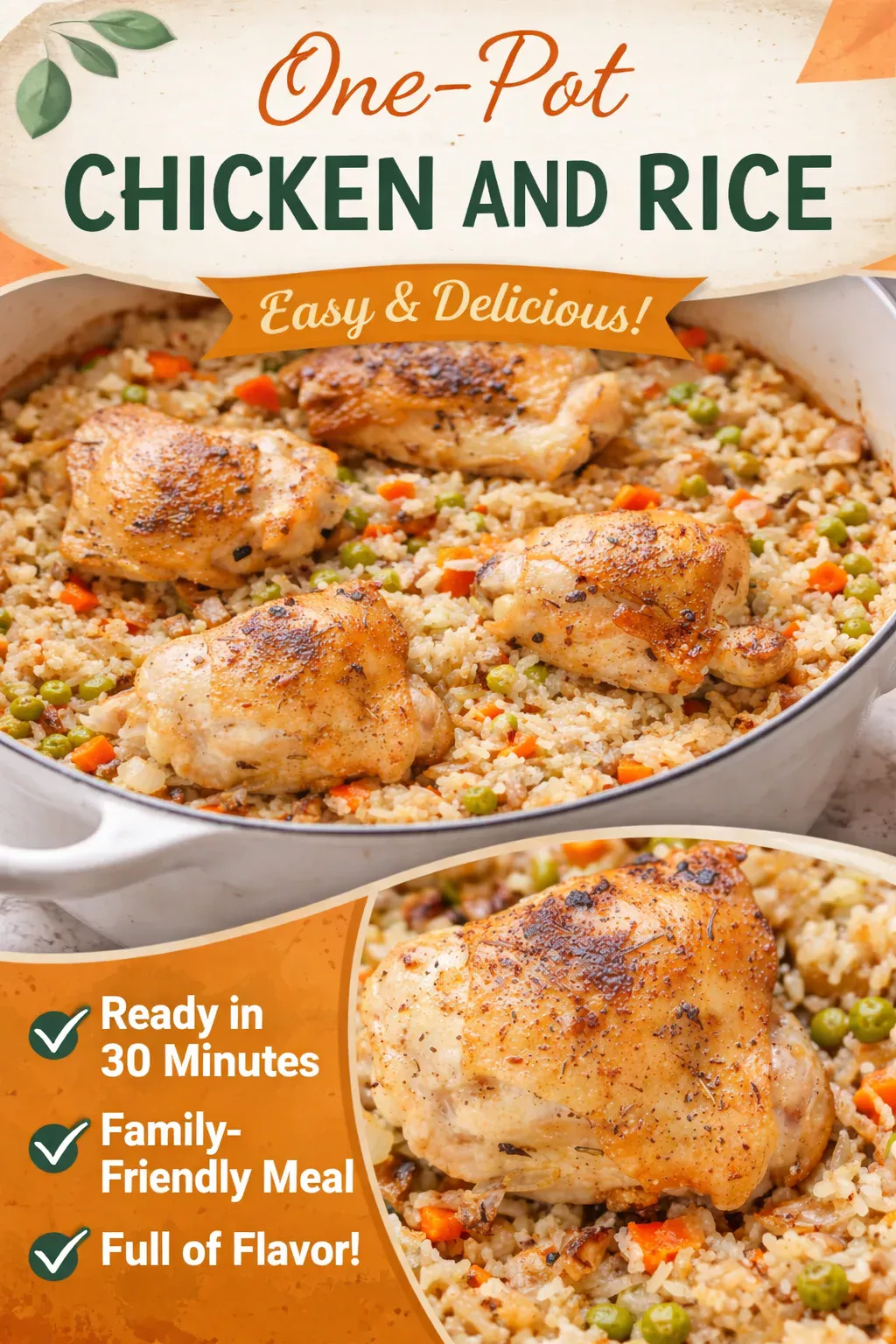 ONE-POT Chicken & Rice That’s Gluten & Dairy Free