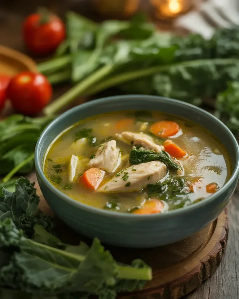 Paleo Chicken Florentine Soup