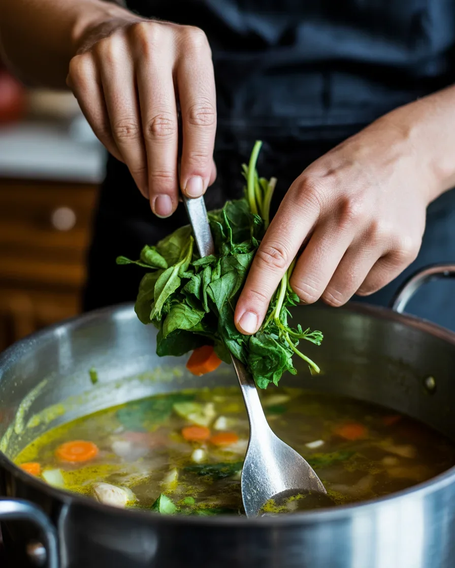 Chicken Florentine Soup