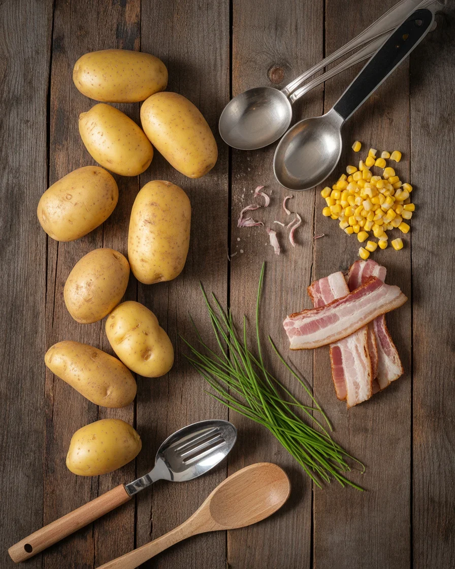 SLOW COOKER AMISH LOADED BAKED POTATO SOUP