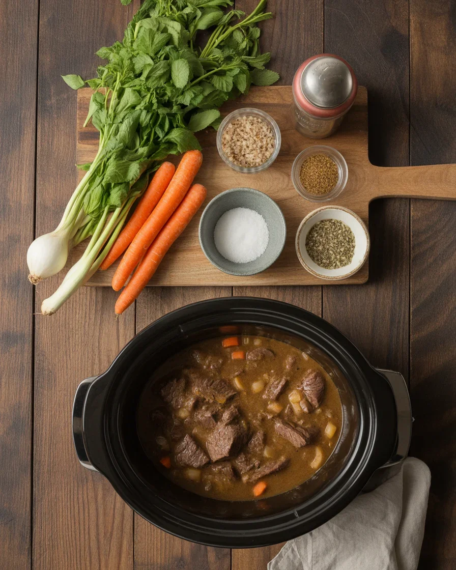Slow Cooker Beef & Gravy