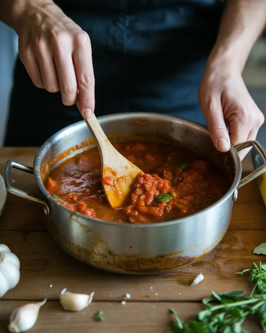 Slow Cooker Marinara Sauce Recipe