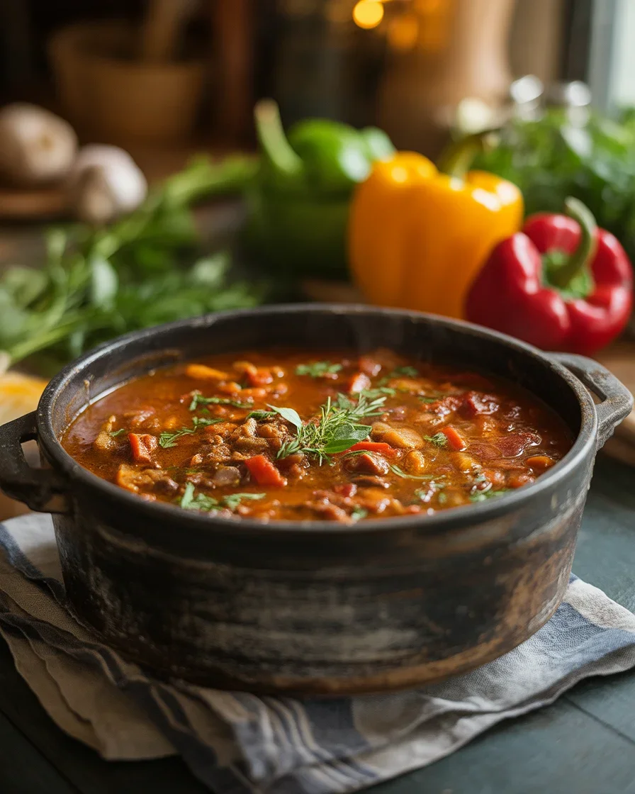 Slow Cooker Sausage & Peppers