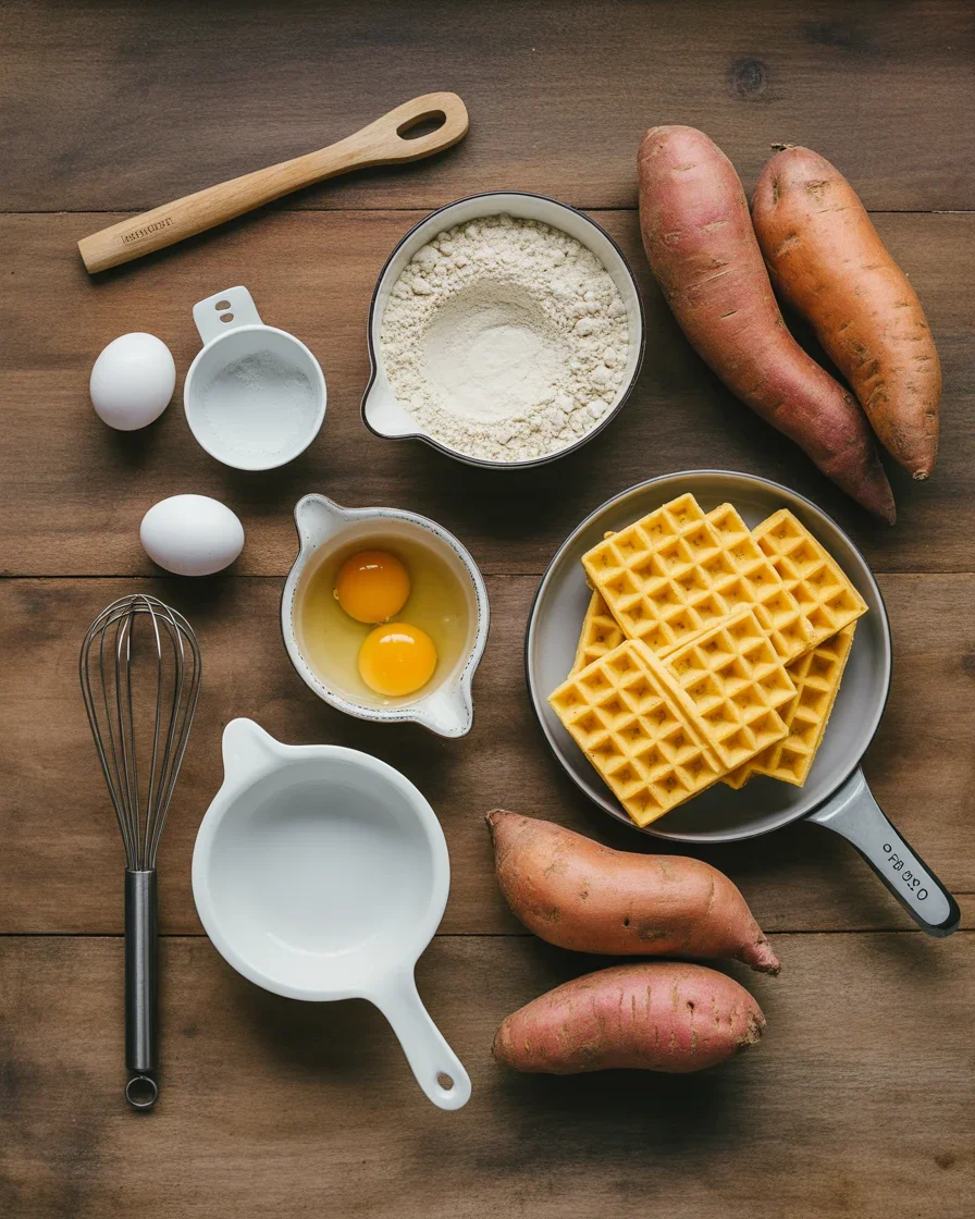 Sweet Potato Paleo Waffles