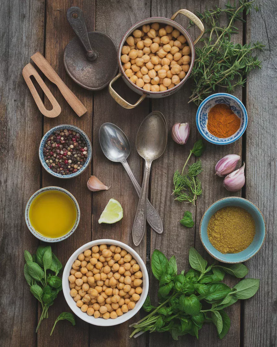 This Delicious Slow Cooker Golden Chickpea Soup